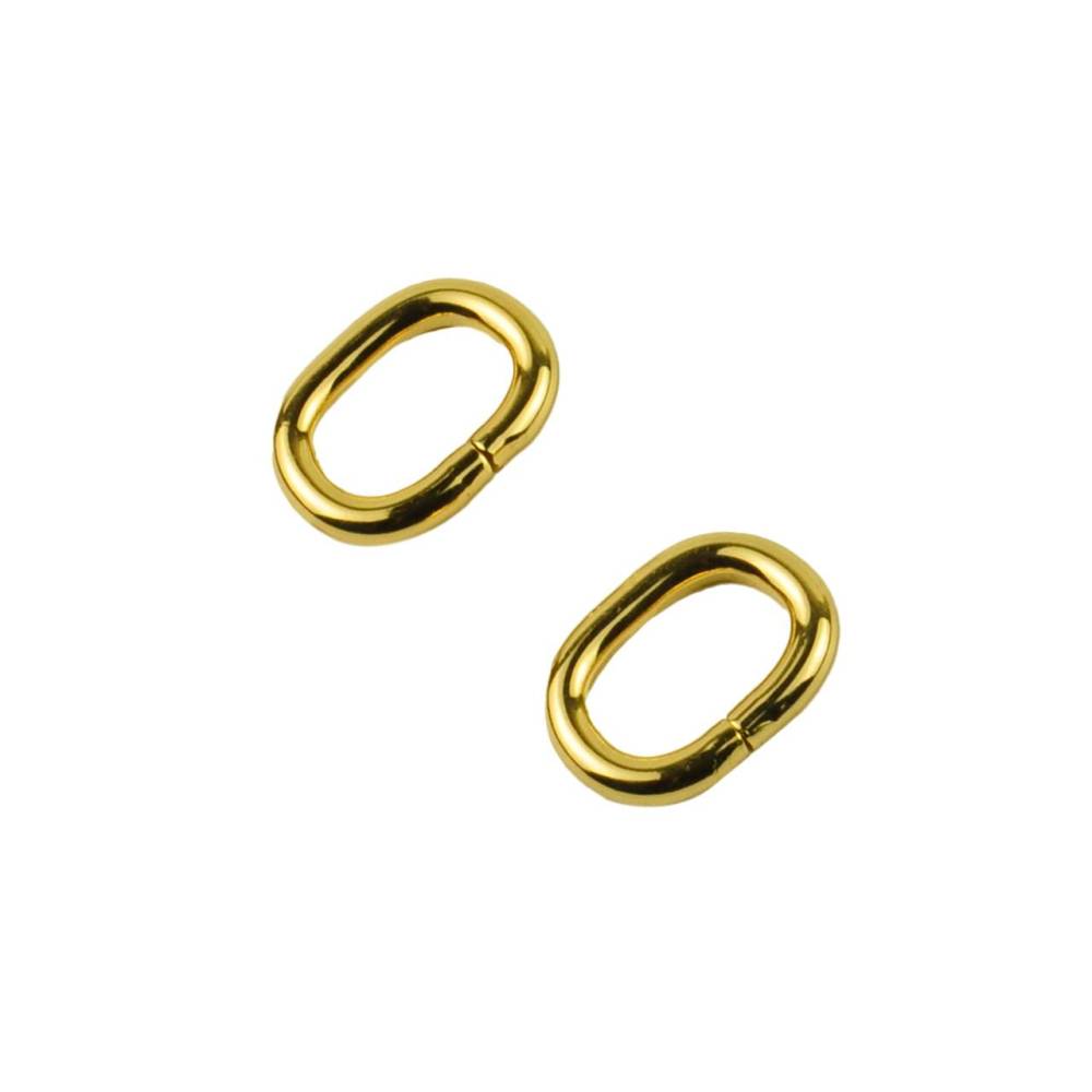 Oval frame 2.8*2.1 cm gold (68034)