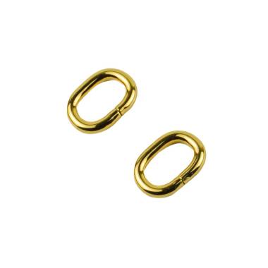 Oval frame 2.8*2.1 cm gold (68034)
