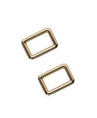 Rectangular frame 3.5*2.4 cm gold (68037)