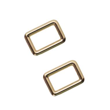 Rectangular frame 3.5*2.4 cm gold (68037)