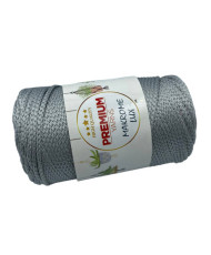 Polypropylene cord Macrame Lux, steel (836)