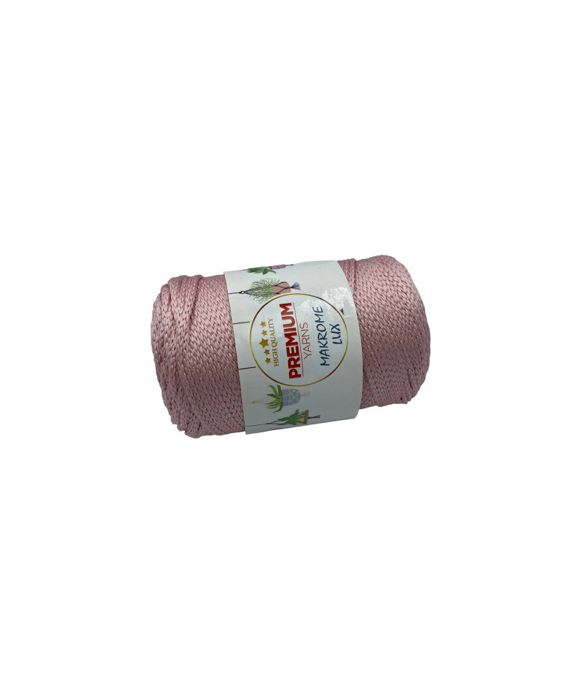 Polypropylene cord Macrame Lux, pink powder (842) Polypropylene cord Macrame Lux, pink powder (842)