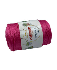 Polypropylene cord Macrame Lux, fuchsia (813)