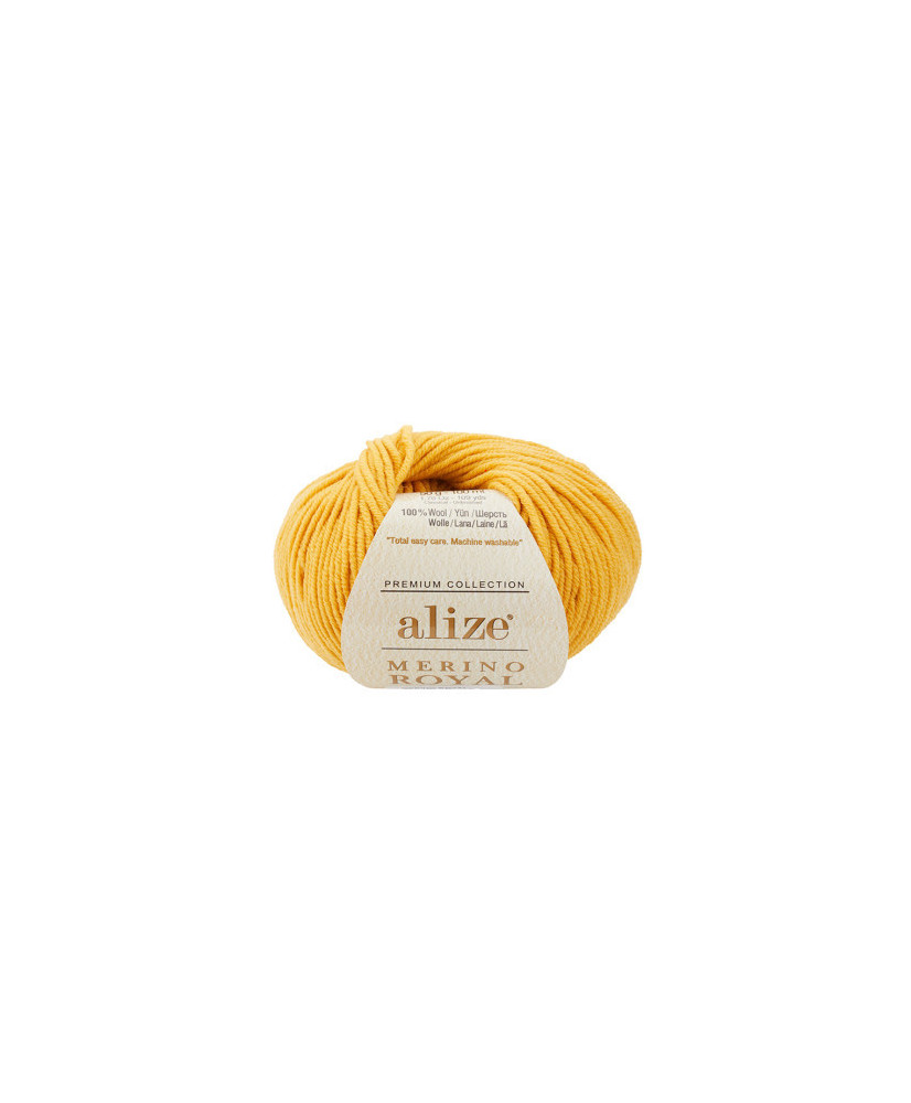 Yarn merino wool Alize Merino Royal saffron (02) Yarn merino wool Alize Merino Royal saffron (02)