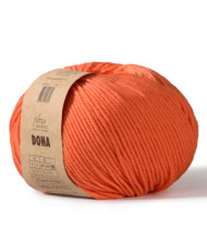 Merino wool yarn DONA Fibranatura - tangerine (106-04)