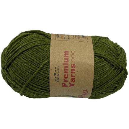 Пряжа мериносова вовна WoolPro Premium Yarns, хакі (507)