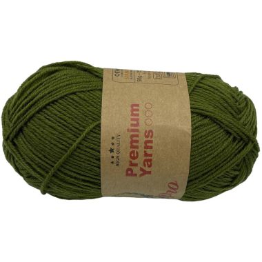 Пряжа мериносовая шерсть WoolPro Premium Yarns, хаки (507)