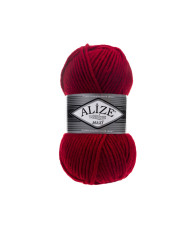 Yarn Alize Superlana Maxi red (56)