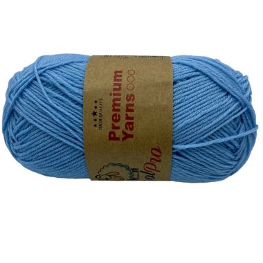 Пряжа мериносовая шерсть WoolPro Premium Yarns, голубой (505)