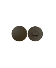 Button on a shank, milk chocolate, 20 mm