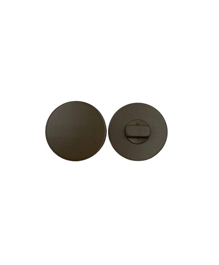 Button on a shank, milk chocolate, 20 mm