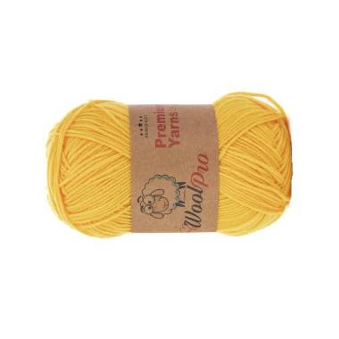 Пряжа мериносова вовна WoolPro Premium Yarns, жовтий (504)