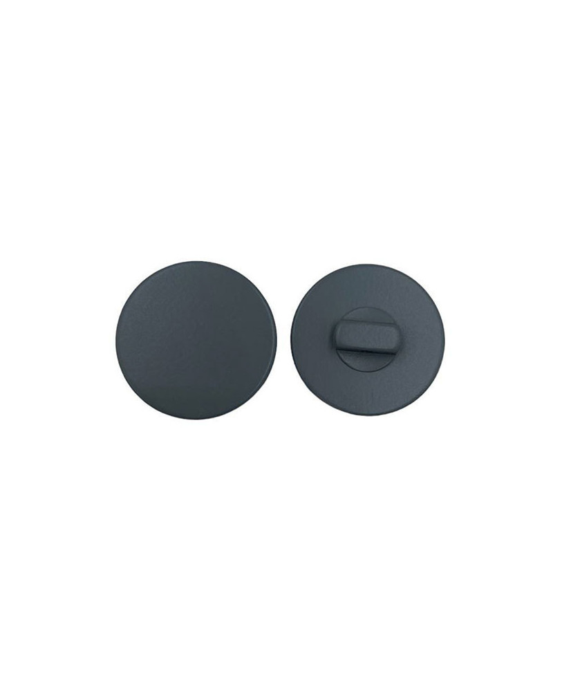 Button on a shank, grey, 20 mm