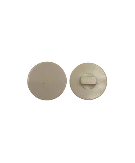 Button on a shank, cream, 20 mm
