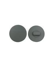 Button on a shank, light grey, 20 mm