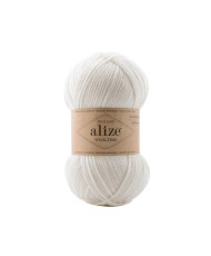 Yarn Alize Wooltime white (55)