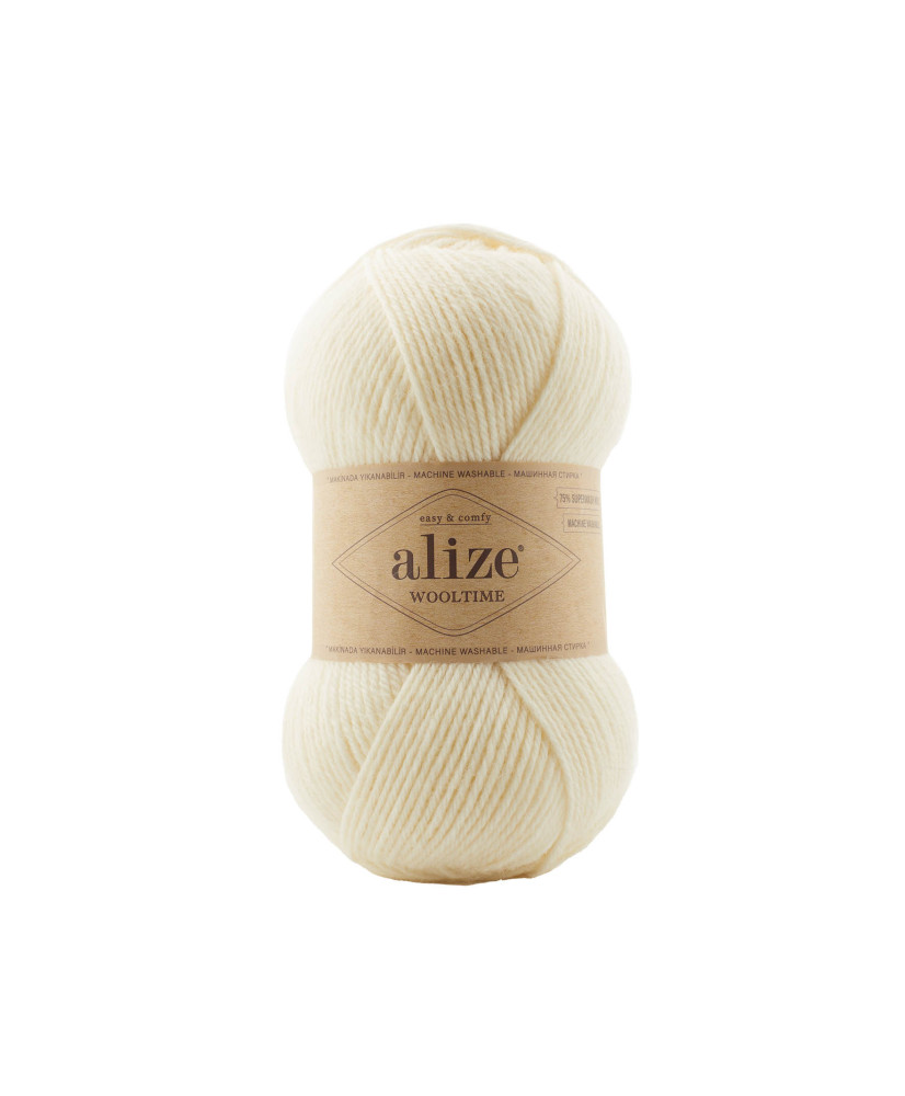 Yarn Alize Wooltime cream (01) Yarn Alize Wooltime cream (01)