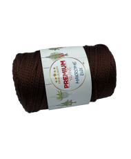Polypropylene cord Macrame Lux, dark chocolate (834)