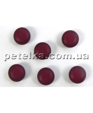 Women's blouse button, burgundy, 11 mm