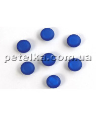 Women's blouse button, blue, 11 mm