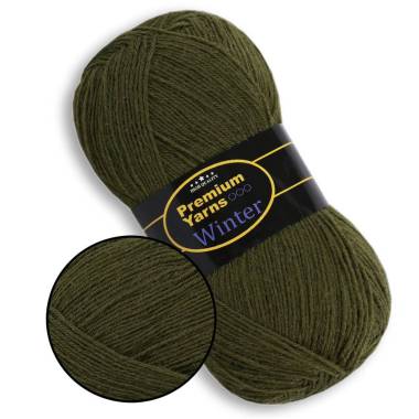 Пряжа Premium Yarns Winter, хаки (607)