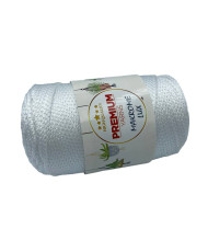 Polypropylene cord Macrame Lux, white (801)