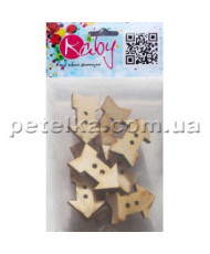 Set of wooden jaws, Rocket, 35 mm 10 pcs