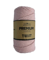 Cotton cord TWIST Premium Yarns, soft pink (3531)