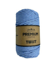 Cotton cord TWIST Premium Yarns, sky blue (3511)