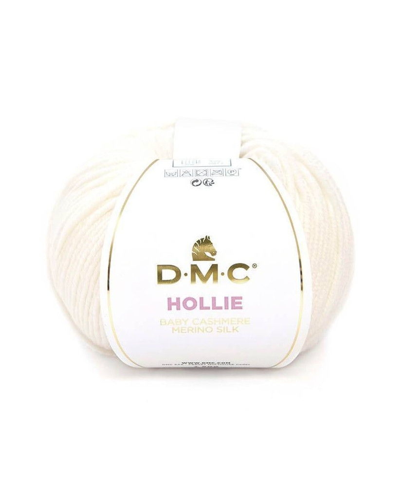 Merino wool and cashmere yarn Hollie DMC, creamy white (005) Merino wool and cashmere yarn Hollie DMC, creamy white (005)