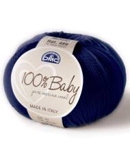 Merino wool yarn 100% Baby DMC, eclipse color (073)
