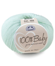 Merino wool yarn 100% Baby DMC, sky turquoise (081)