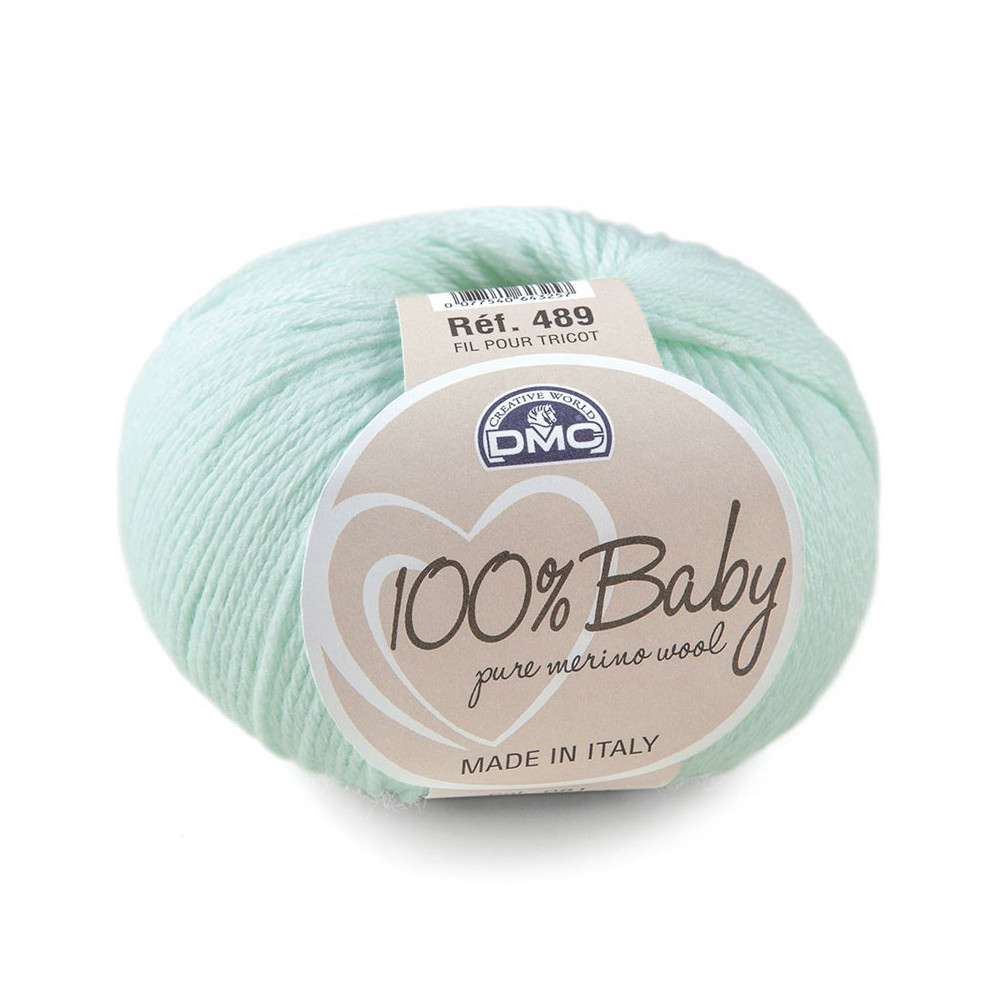 Пряжа мериносовая шерсть 100% Baby DMC, небесная бирюза (081) Пряжа мериносовая шерсть 100% Baby DMC, небесная бирюза (081)