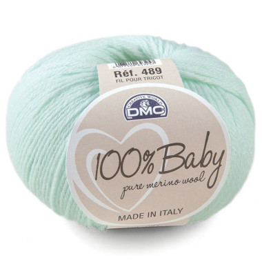 Merino wool yarn 100% Baby DMC, sky turquoise (081)