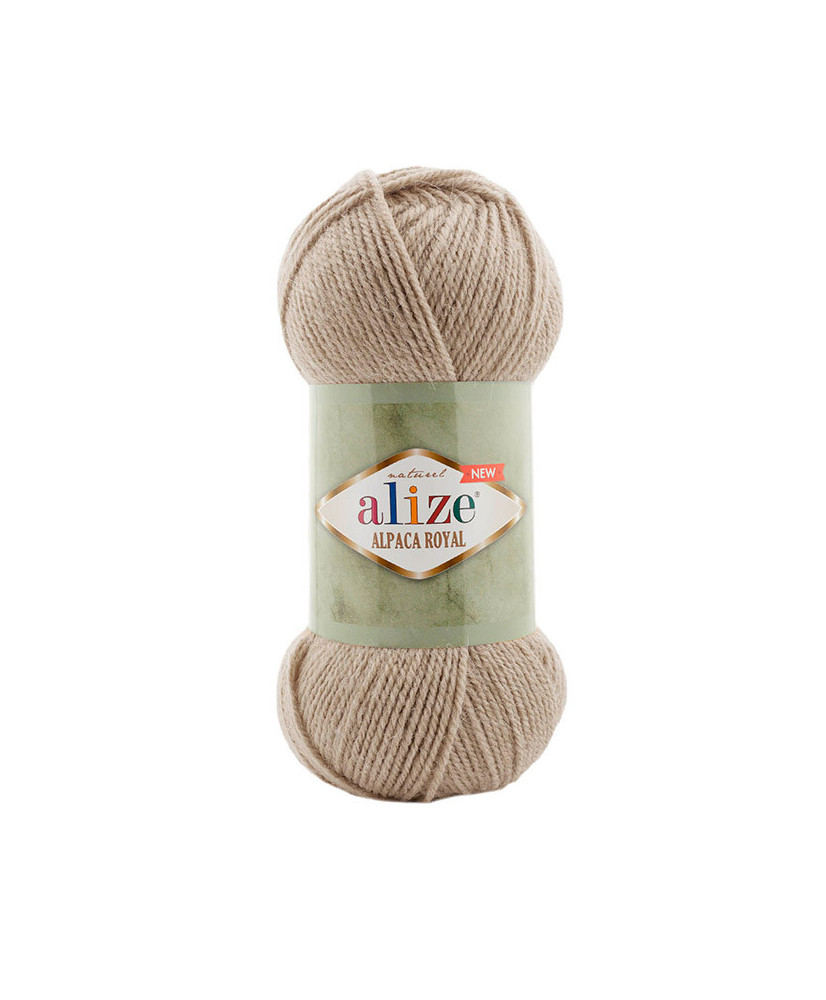 Yarn Alize Alpaca Royal New ecru melange (695) Yarn Alize Alpaca Royal New ecru melange (695)