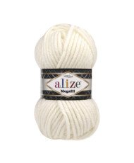 Yarn Alize Superlana Megafil cream (62)