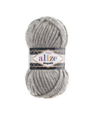Yarn Alize Superlana Megafil gray (21)