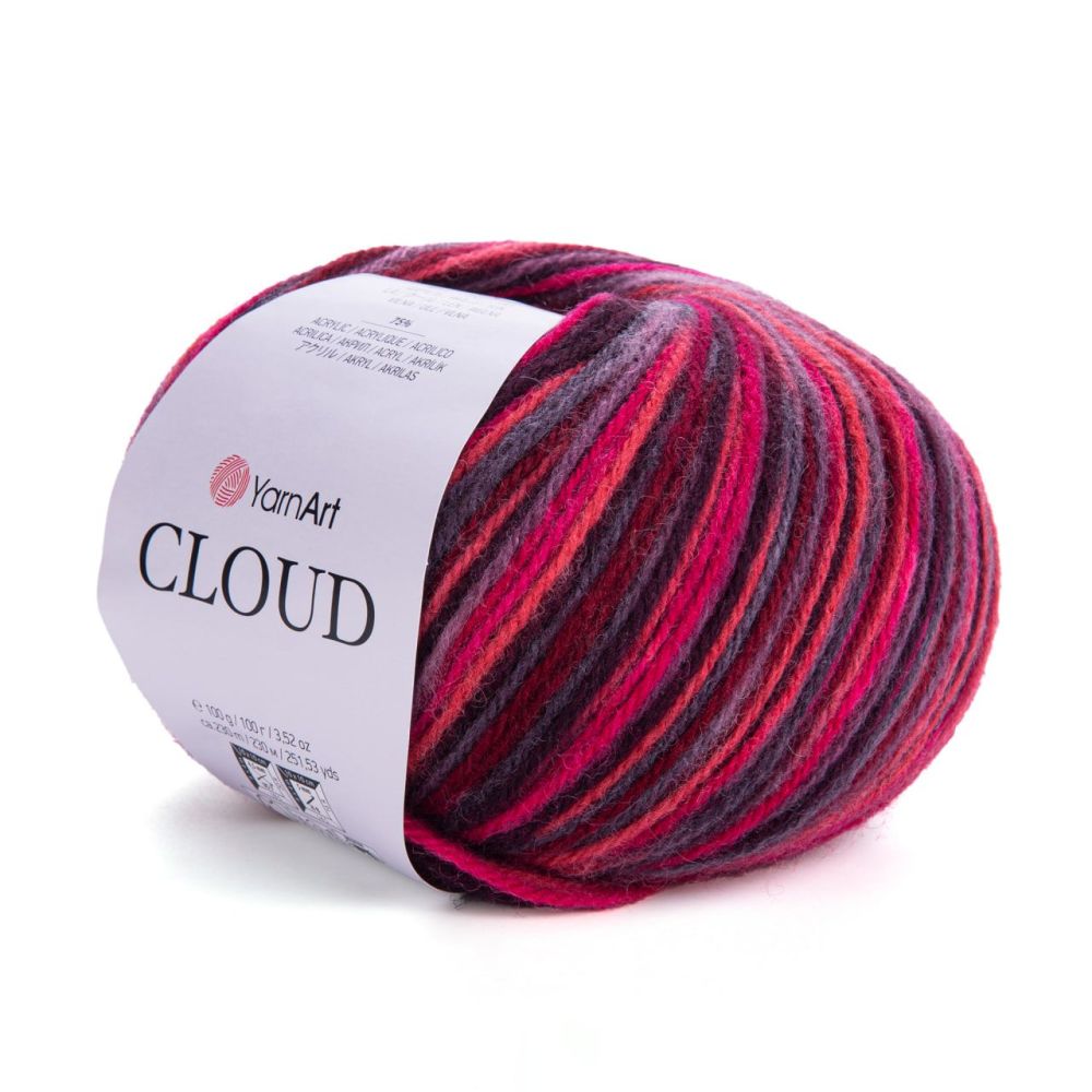 Пряжа Yarn Art Cloud мультиколор (5310) Пряжа Yarn Art Cloud мультиколор (5310)