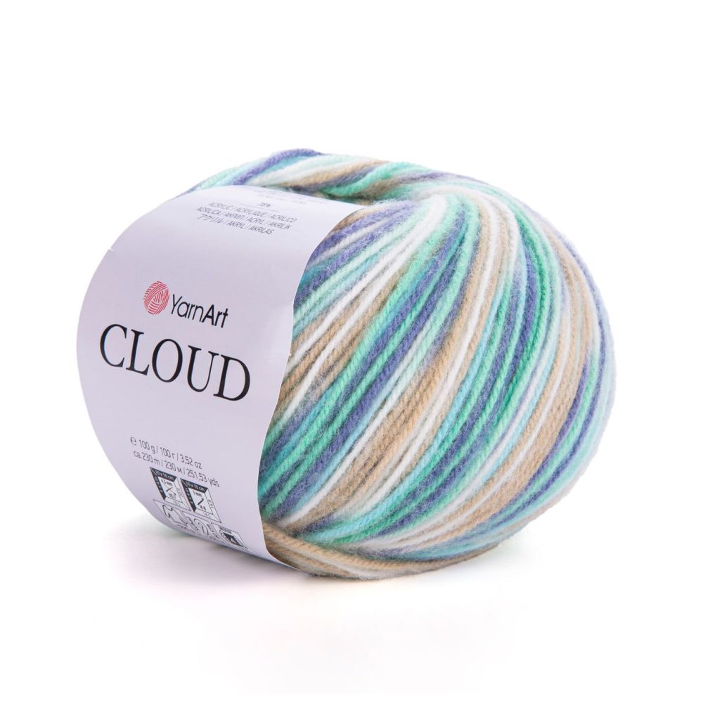Пряжа Yarn Art Cloud мультиколор (5313) Пряжа Yarn Art Cloud мультиколор (5313)