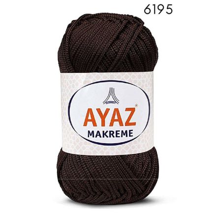Поліпропіленовий шнур Makreme Ayaz, чорний шоколад (6195)