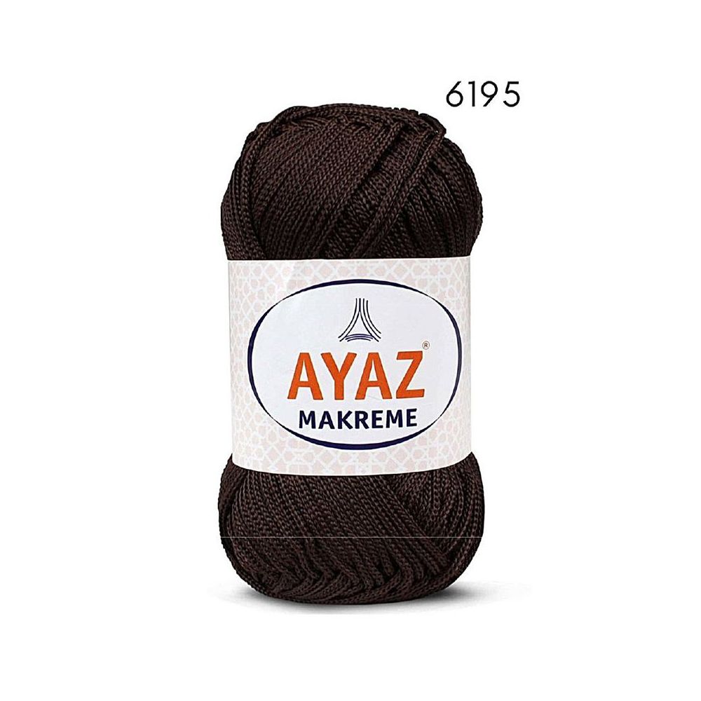 Polypropylene cord Makreme Ayaz, black chocolate (6195)