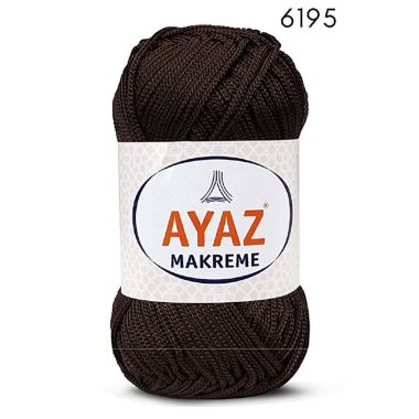 Polypropylene cord Makreme Ayaz, black chocolate (6195)