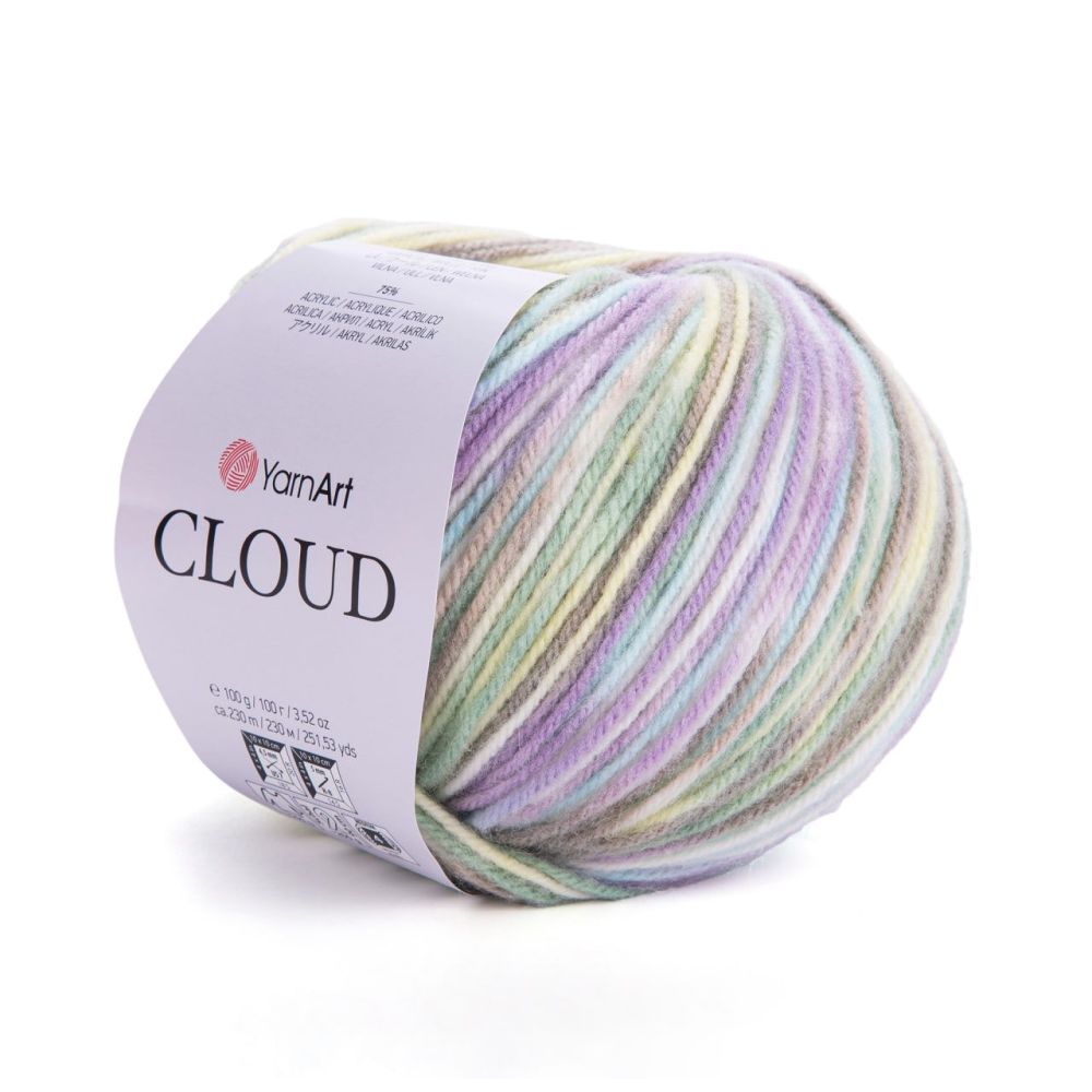 Пряжа Yarn Art Cloud мультиколор (5317) Пряжа Yarn Art Cloud мультиколор (5317)