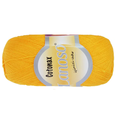 Yarn Lanoso Cotonax yellow (913)