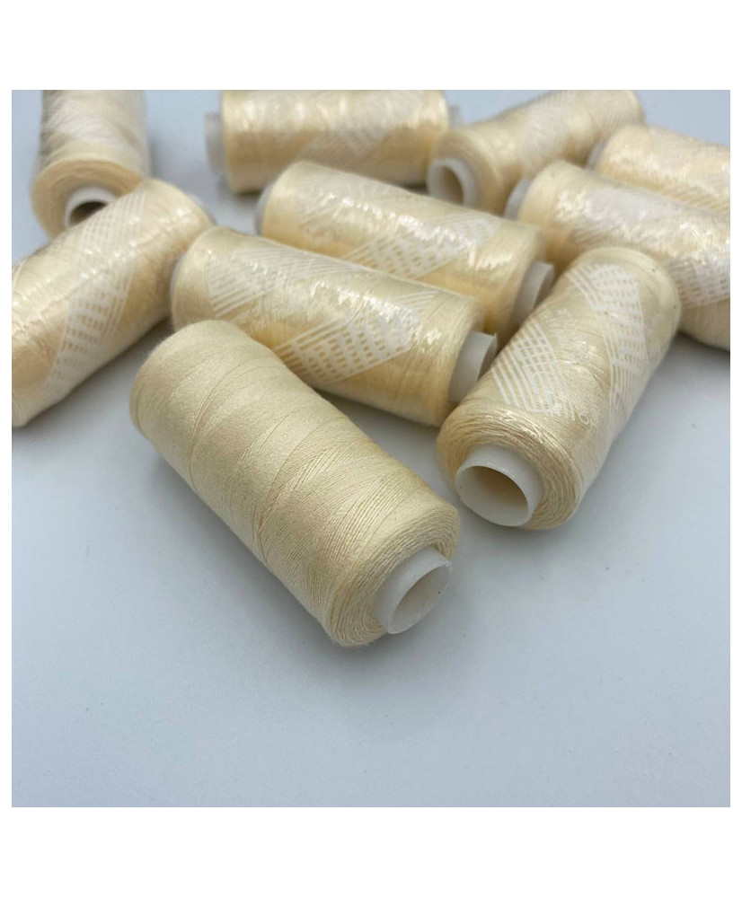 Sewing thread 40/2, 400 yards, color cream Sewing thread 40/2, 400 yards, color cream