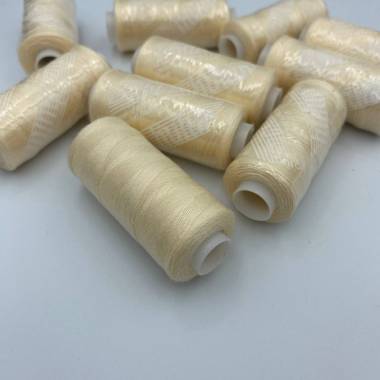 Sewing thread 40/2, 400 yards, color cream