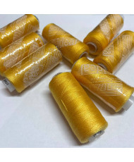 Sewing thread 40/2, 400 yards, color sunflower