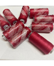 Sewing thread 40/2, 400 yards, color raspberry