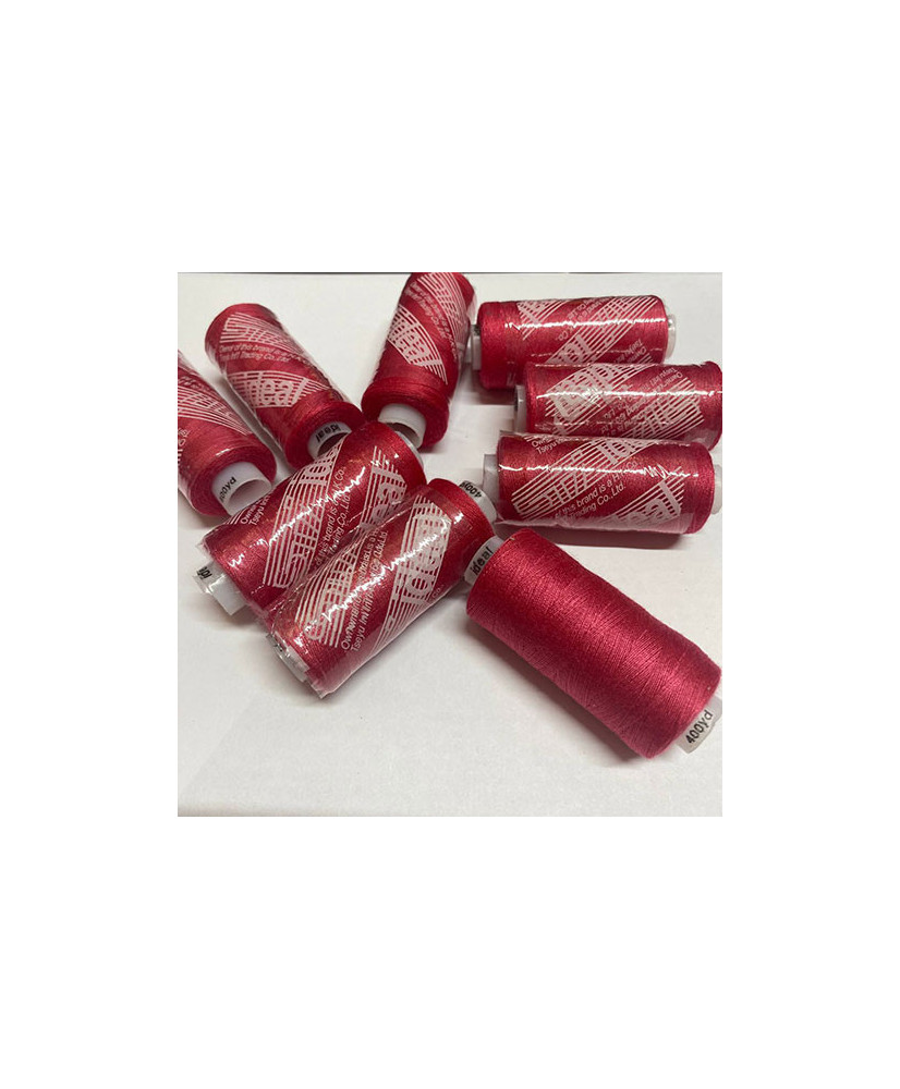 Sewing thread 40/2, 400 yards, color raspberry Sewing thread 40/2, 400 yards, color raspberry