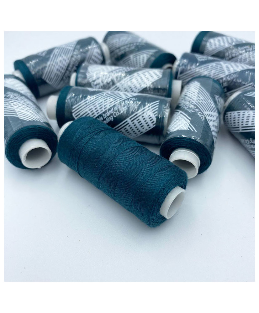 Sewing thread 40/2, 400 yards, color dark turquoise Sewing thread 40/2, 400 yards, color dark turquoise